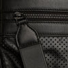 Black Bottega Veneta Perforated Leather Drawstring Backpack