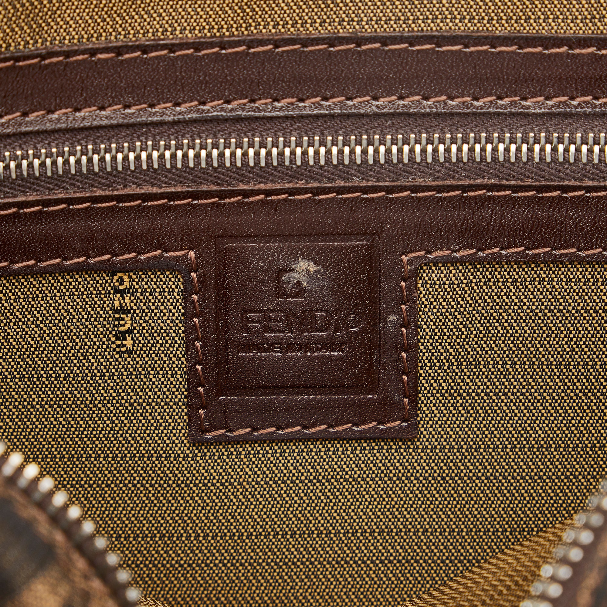 Brown Fendi Zucca Shoulder Bag – Designer Revival