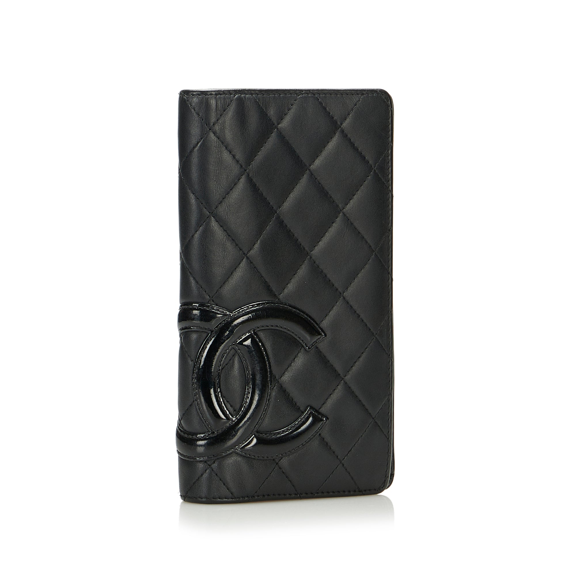 CHANEL Authentic Vintage Pre Owned Caviar Leather Card Holder 