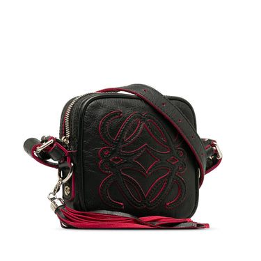 Black Loewe Mini Anagram Crossbody Bag - Atelier-lumieresShops Revival