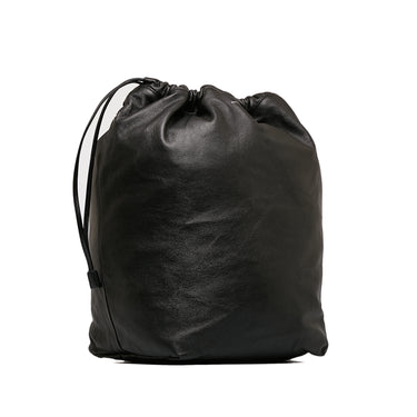 Black Saint Laurent Large Teddy Bucket Bag - Designer Revival