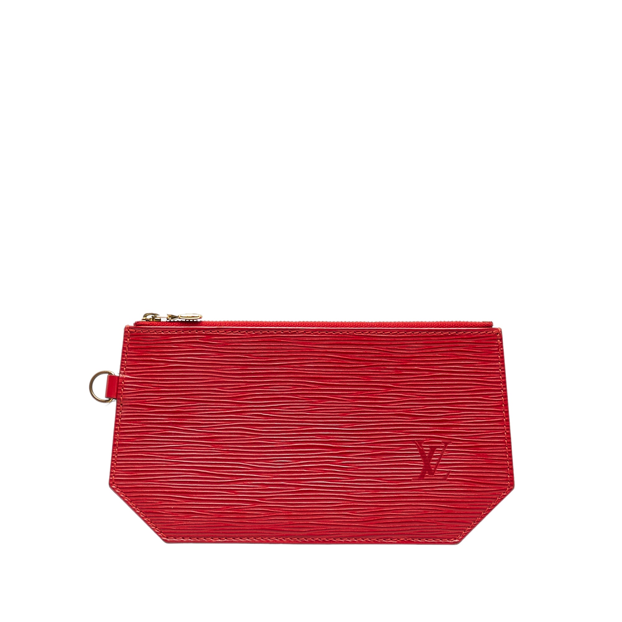 red epi leather key
