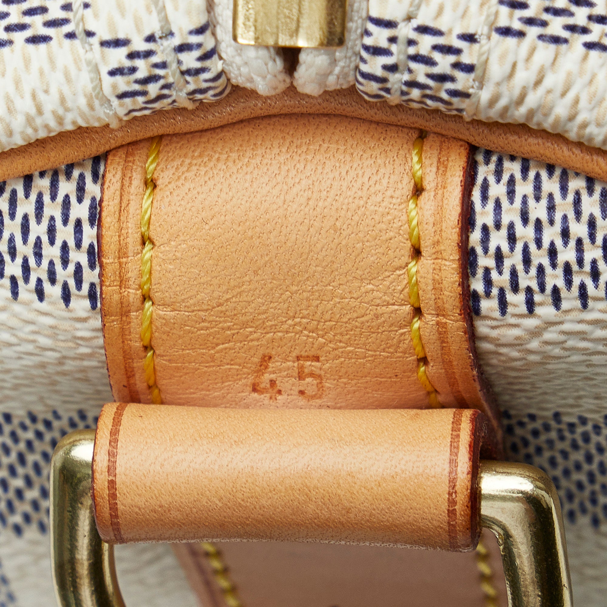 Louis Vuitton Bag Keepall Bandouliere 45 Damier Azur Canvas | 3D model