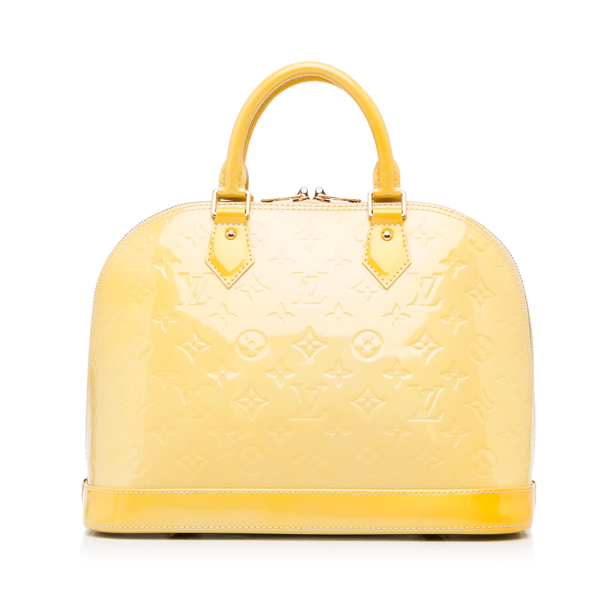 Louis Vuitton Yellow Patent Bags & Handbags for Women, Authenticity  Guaranteed