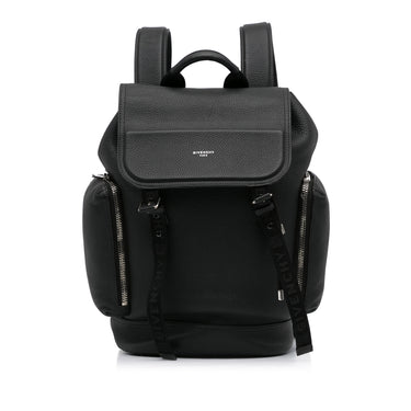 Black Givenchy Leather Backpack - Designer Revival