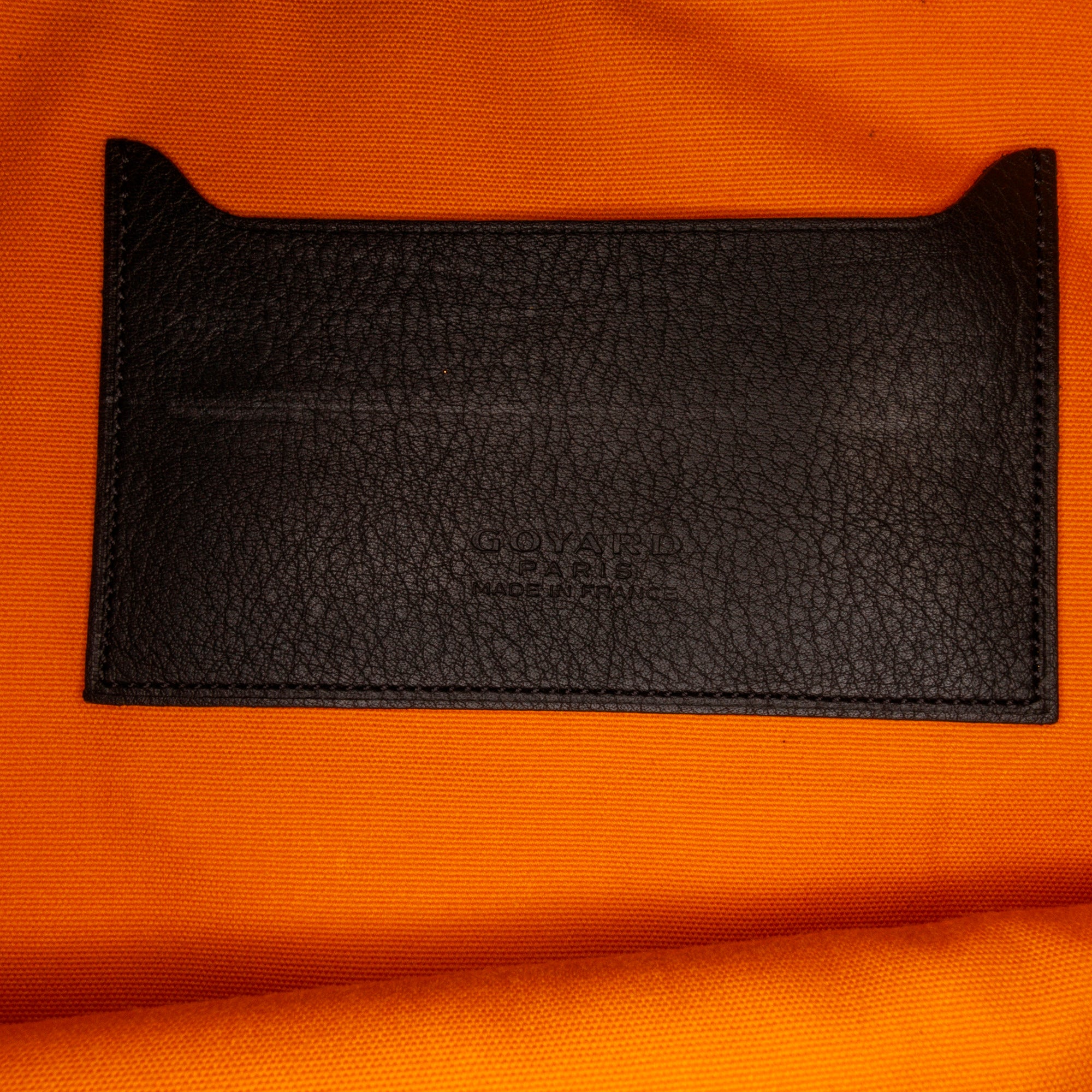 Goyard Black Goyardine Senat PM Pouch, Designer Brand, Authentic Goyard