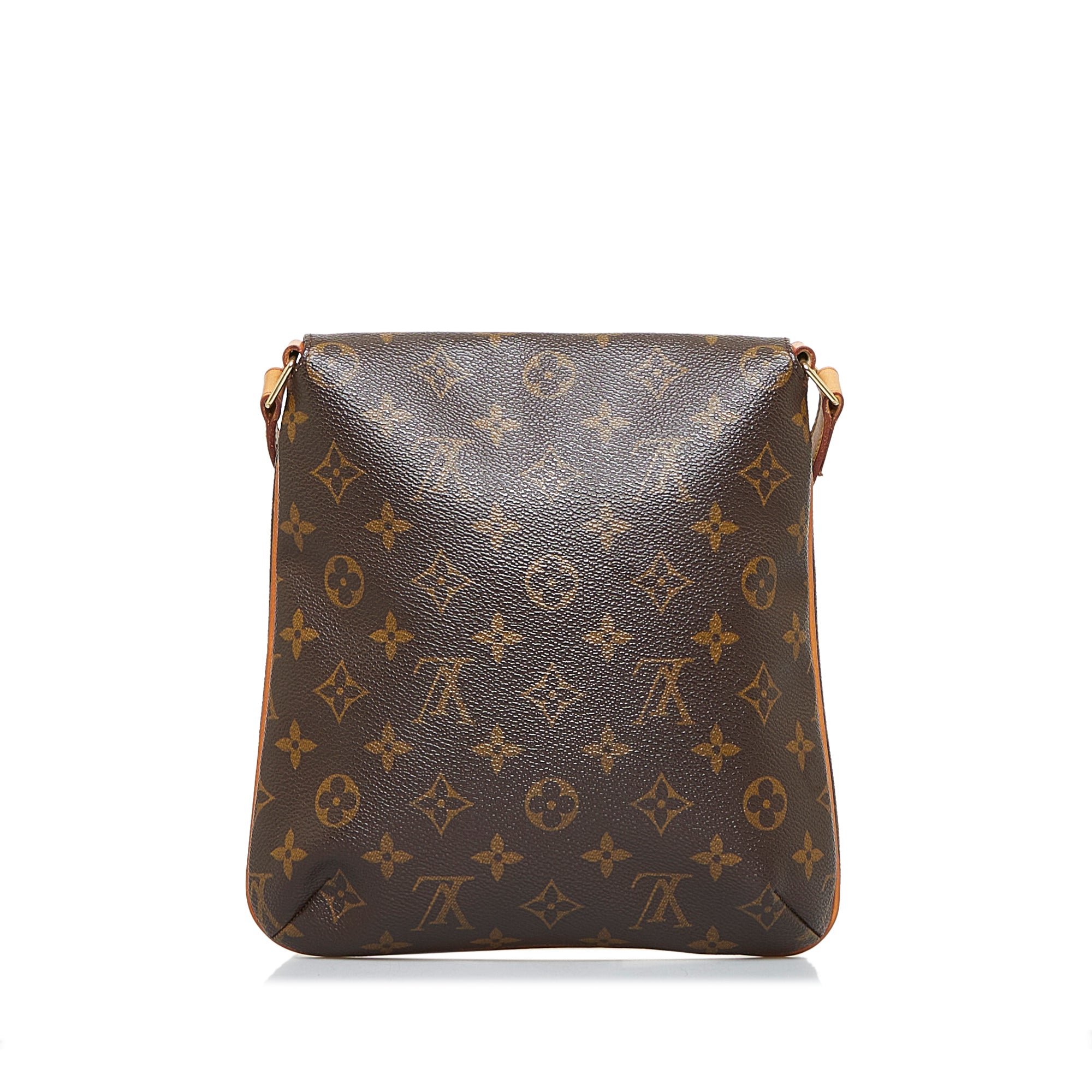 Pre-Owned Louis Vuitton Musette Salsa Short Strap Brown Shoulder Bag 