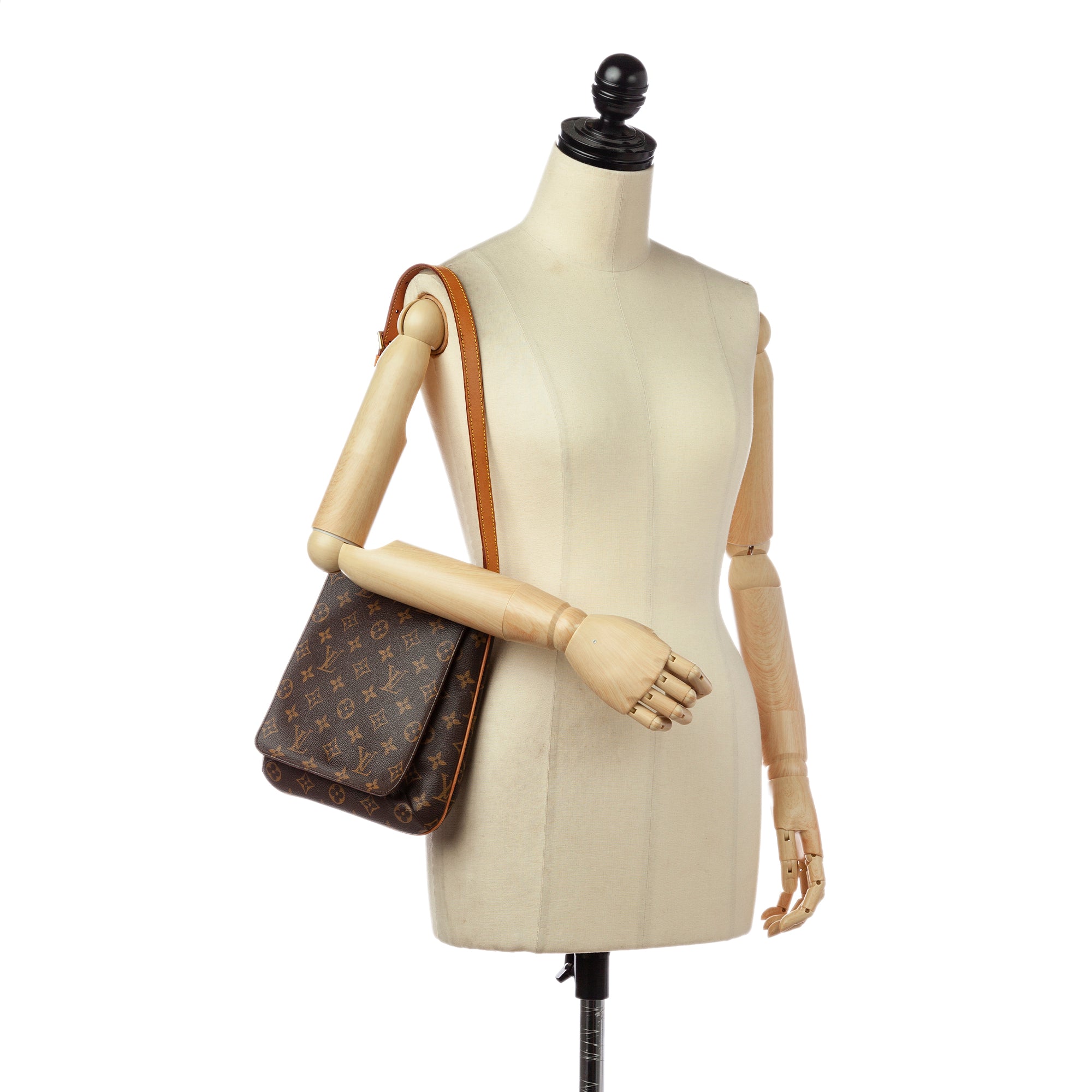 Brown Louis Vuitton Monogram PM Musette Salsa Short Strap Shoulder