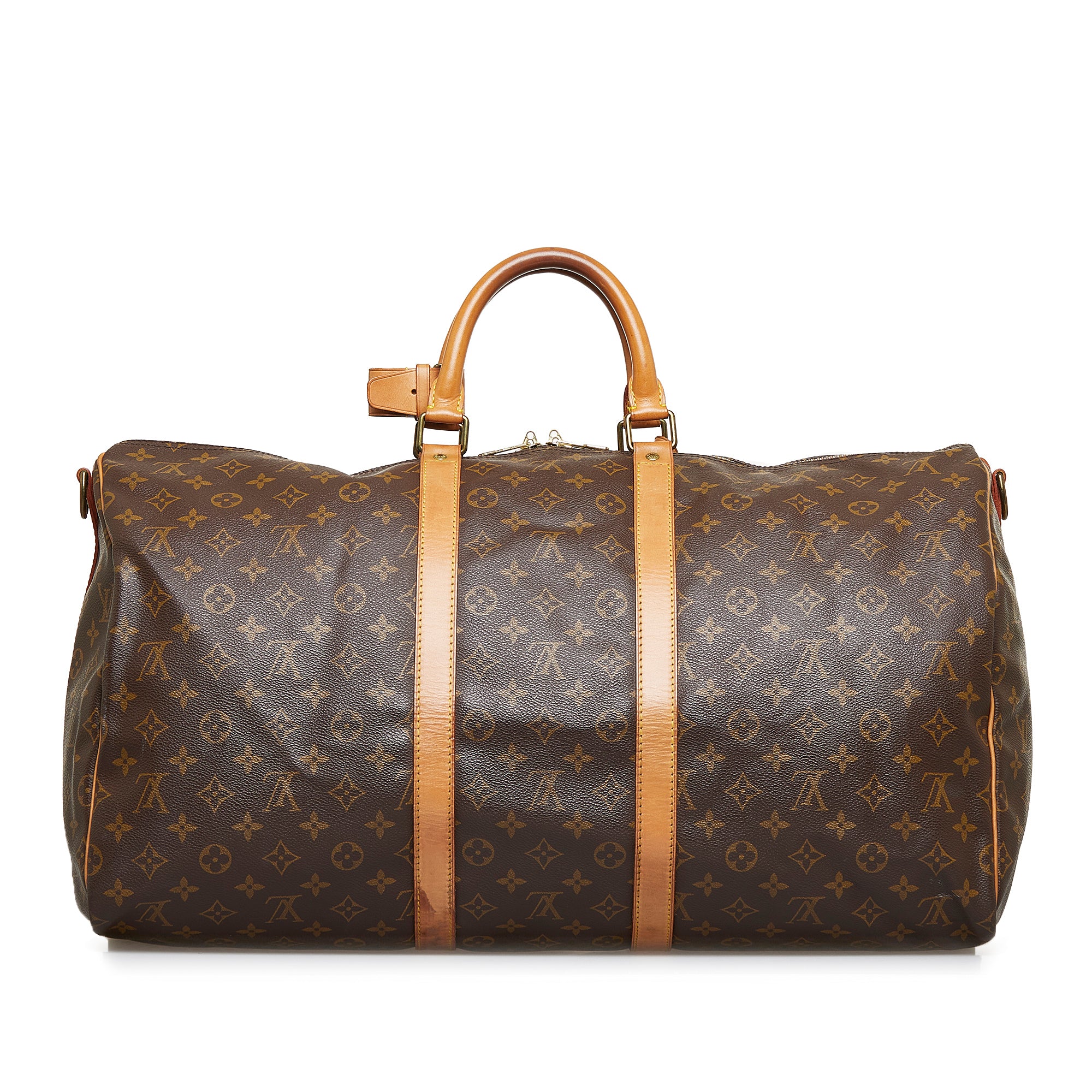 chap Kommuner Moden Brown Louis Vuitton Monogram Keepall Bandouliere 55 Travel Bag | Designer  Revival