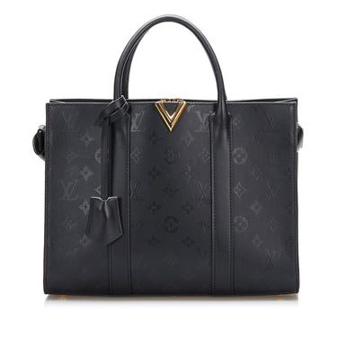 Black Louis Vuitton Monogram Very Tote MM Satchel - Designer Revival