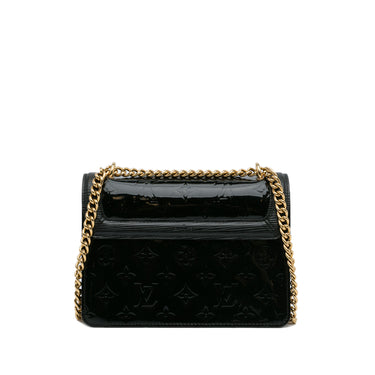 Black Louis Vuitton Monogram Vernis Wynwood Crossbody Bag - Designer Revival