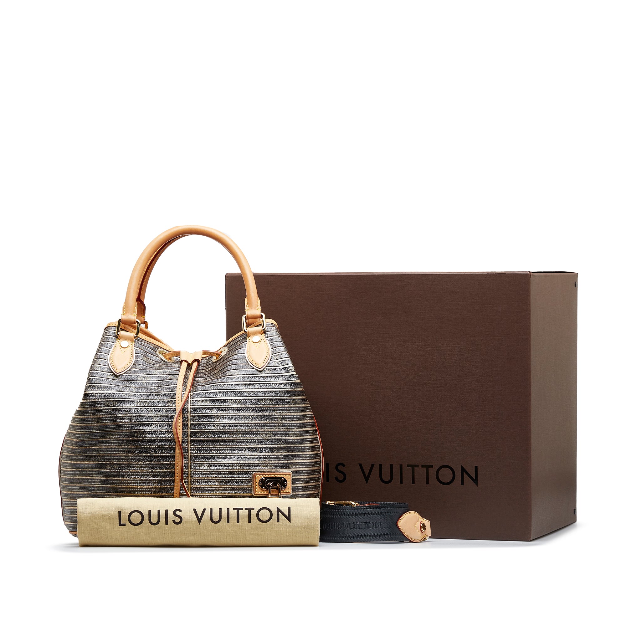 Louis Vuitton Grey, Pattern Print Monogram Eden Neo Bag
