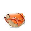Orange Loewe Mini Gate Crossbody Bag