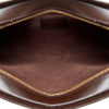Brown Louis Vuitton Damier Ebene Saint Louis Pochette Clutch Bag