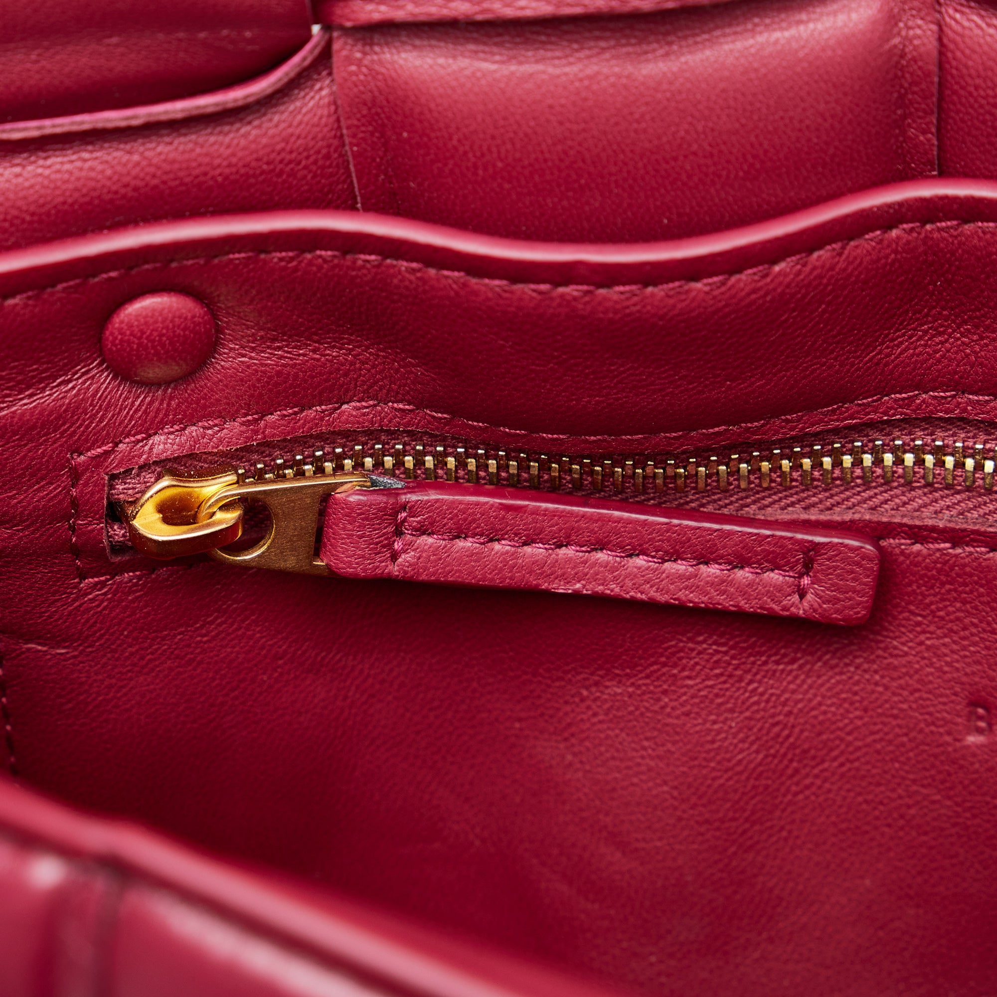 Red Bottega Veneta Padded Cassette Crossbody Bag - Designer Revival