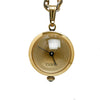 Silver Gucci Interlocking G Pendant Necklace