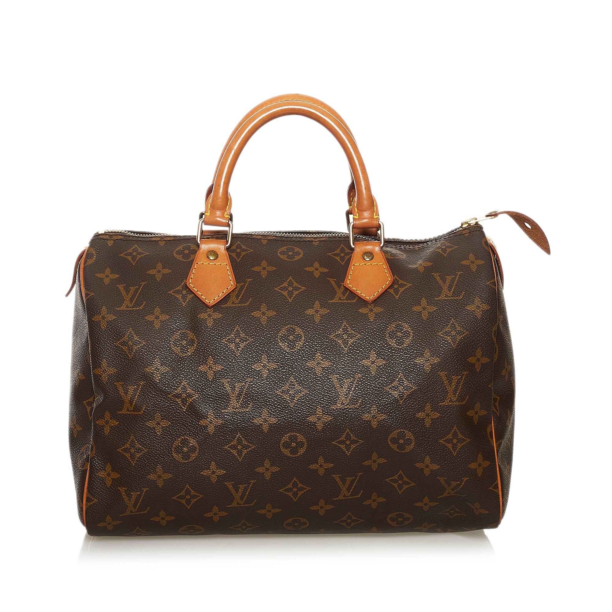 Louis Vuitton Monogram Speedy 30 M41108 Brown Cloth ref.806254