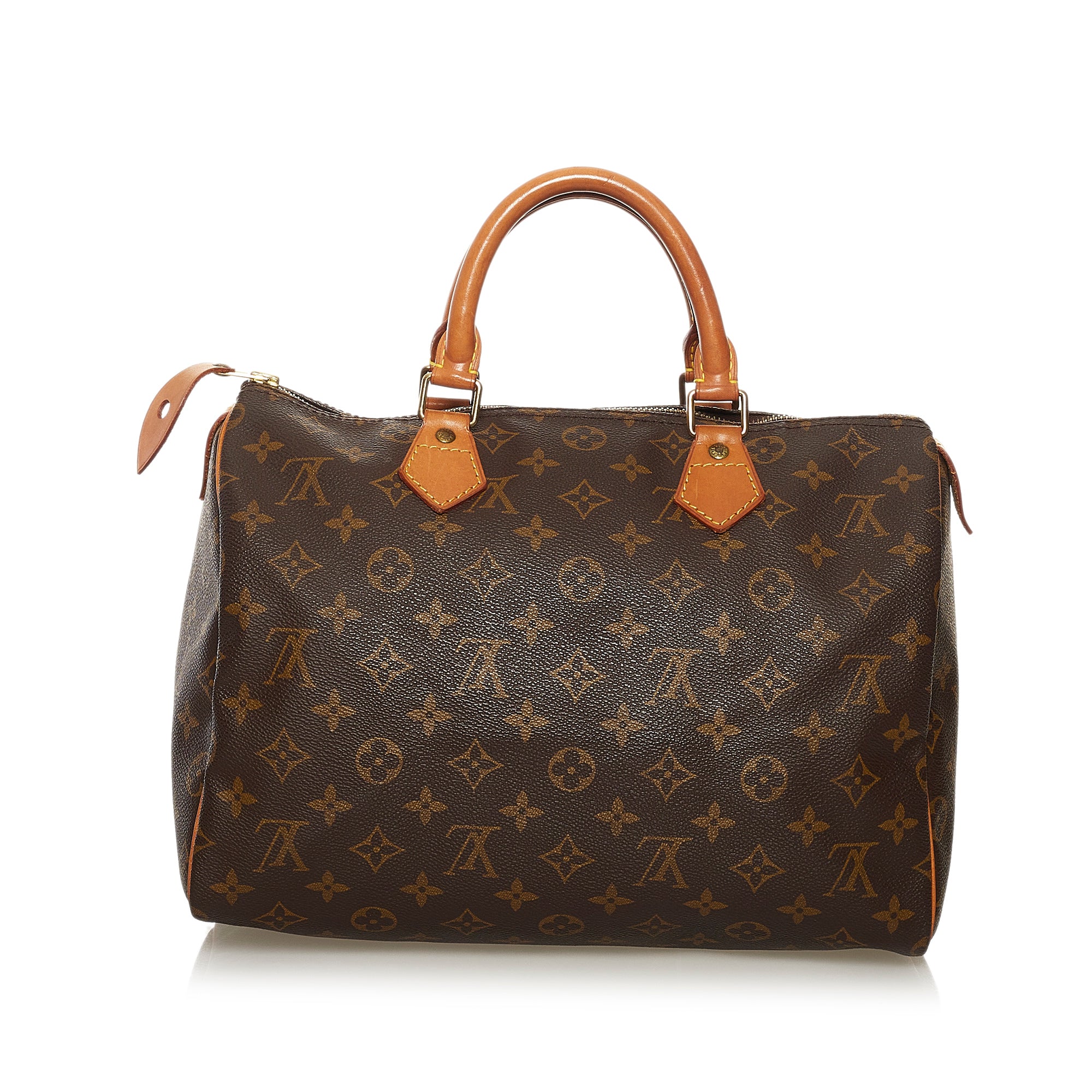 Brown Louis Vuitton Monogram Speedy 30 Bag