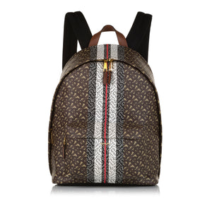 Brown Burberry Monogram Stripe Backpack