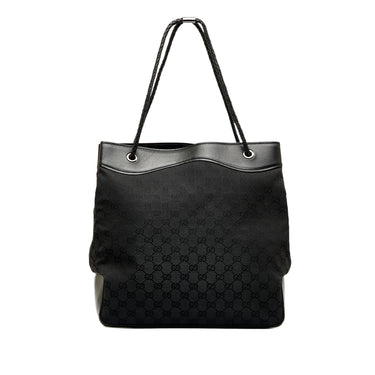 Black Gucci GG Canvas Gifford Tote Bag - Designer Revival