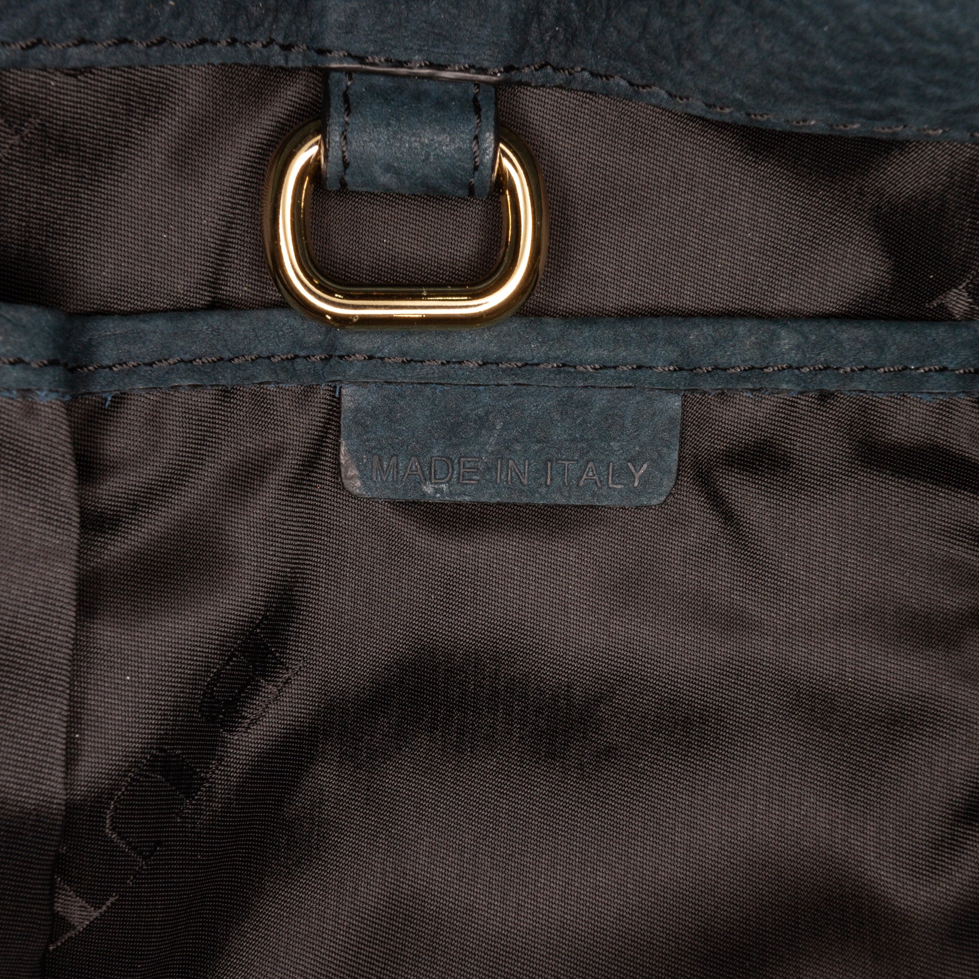 Blue Burberry Leather Satchel - Designer Revival
