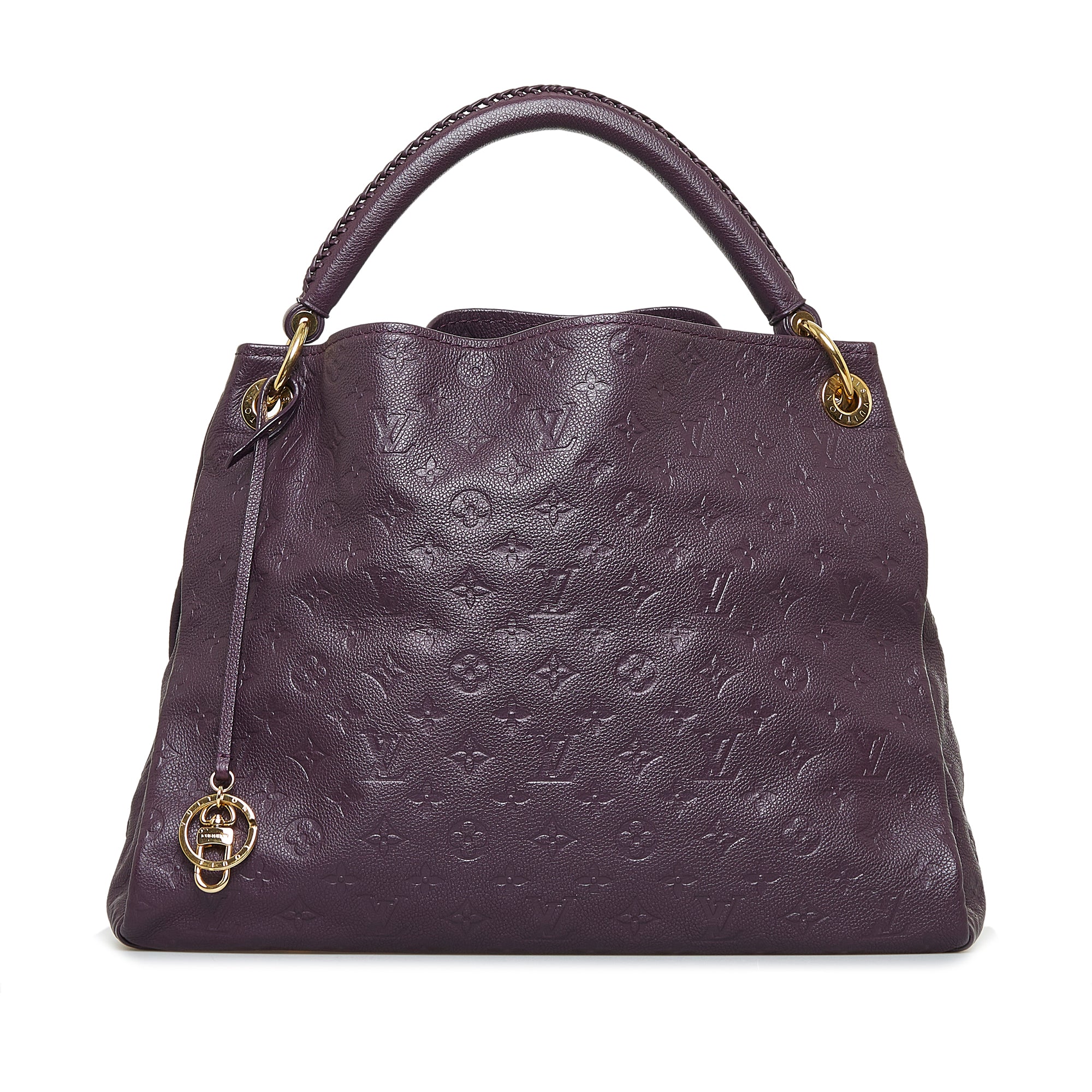 Louis Vuitton Artsy shopping bag in dark brown empreinte monogram leather