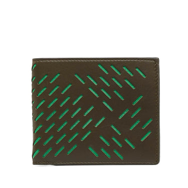 Brown Bottega Veneta Leather Card Holder