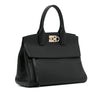 Black Ferragamo Studio Satchel