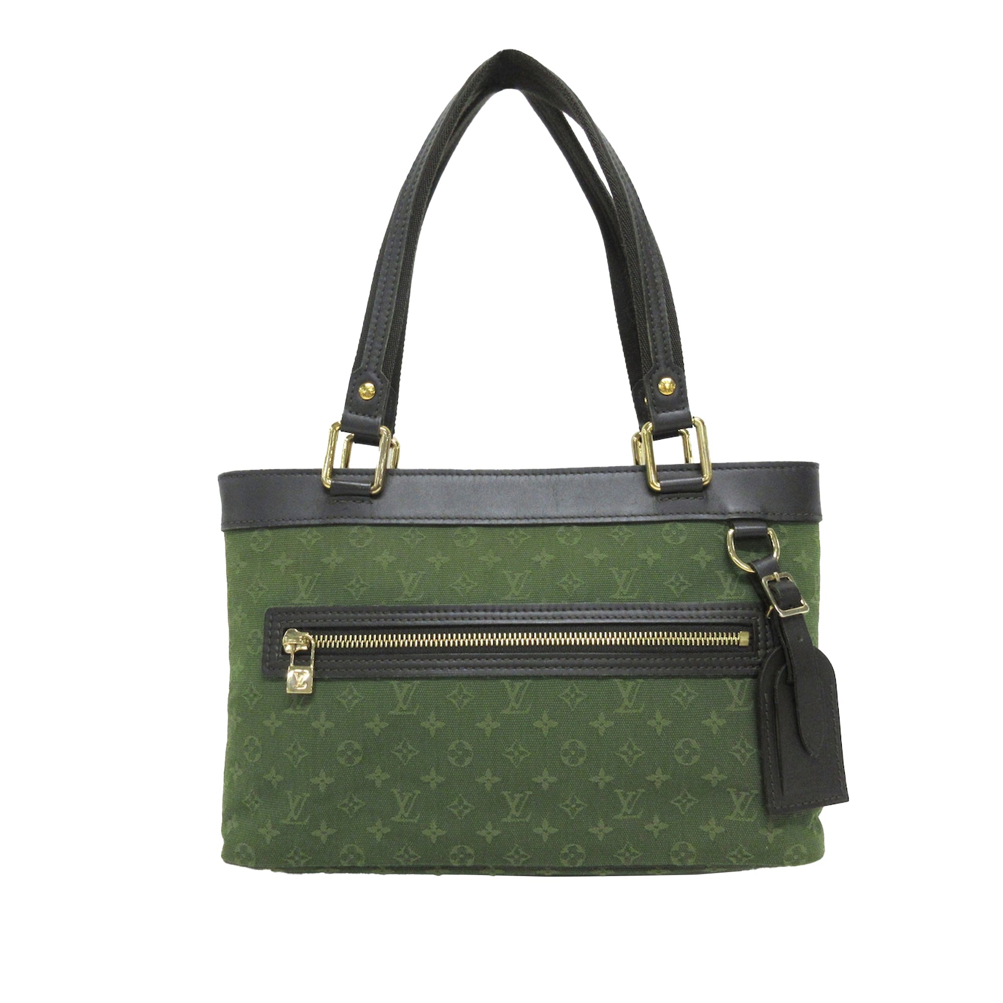 Louis Vuitton green Mini Leather Monogram Backpack