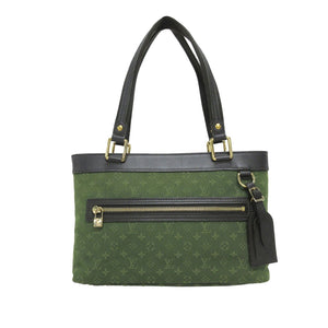 Green Louis Vuitton Monogram Mini Lin Lucille PM Handbag