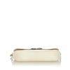 White Louis Vuitton Epi Pochette Montaigne Bag