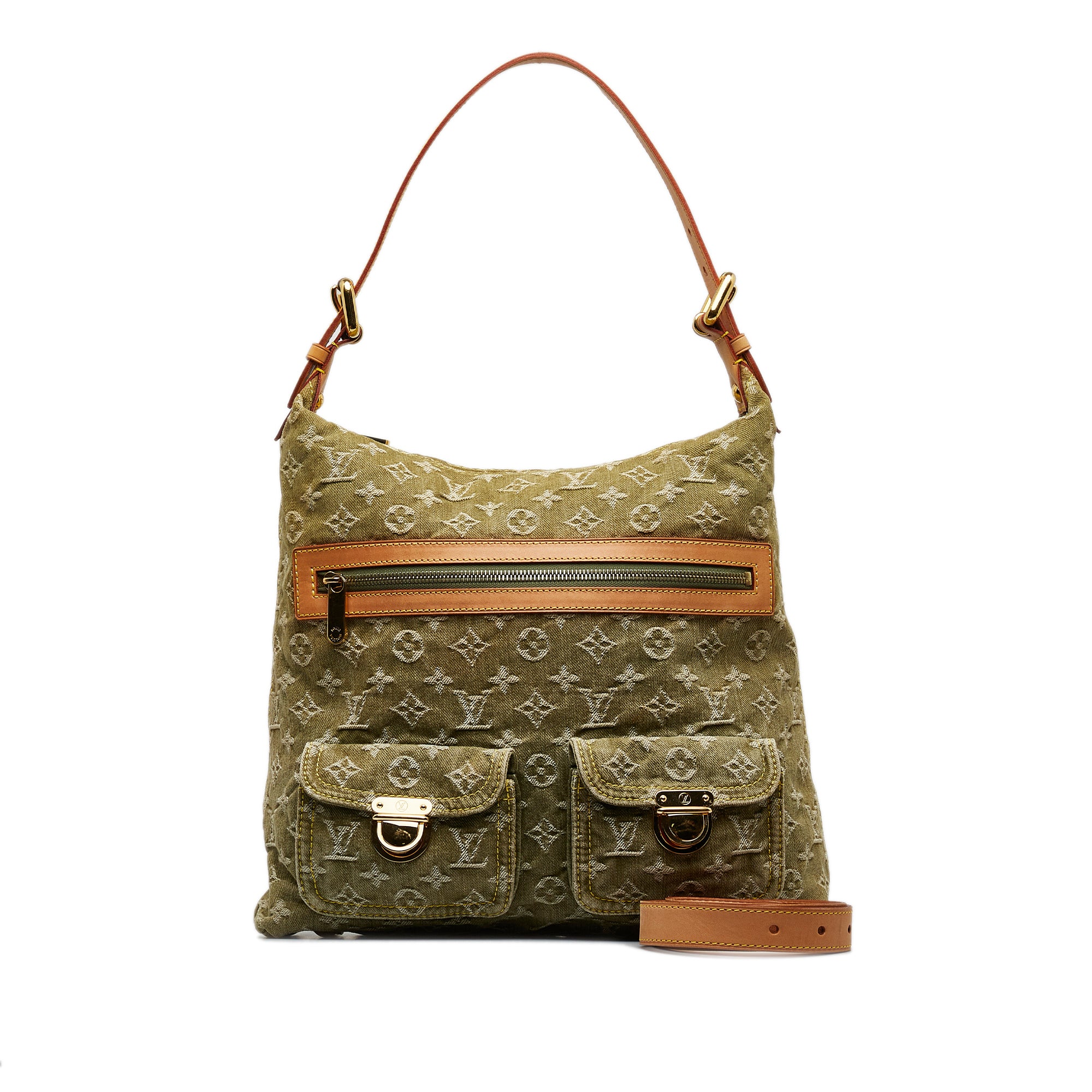 Louis Vuitton Green Denim Bag