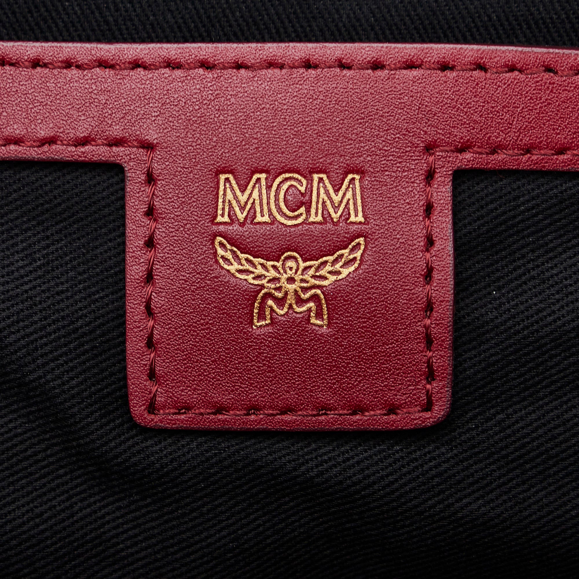 SOLD🔥🔥 Mcm Red Leather backpack  Mcm bag backpacks, Mcm bags, Leather  backpack