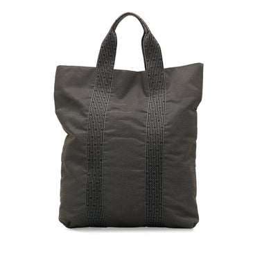 Gray Hermes Herline Cabas Tote Bag - Designer Revival