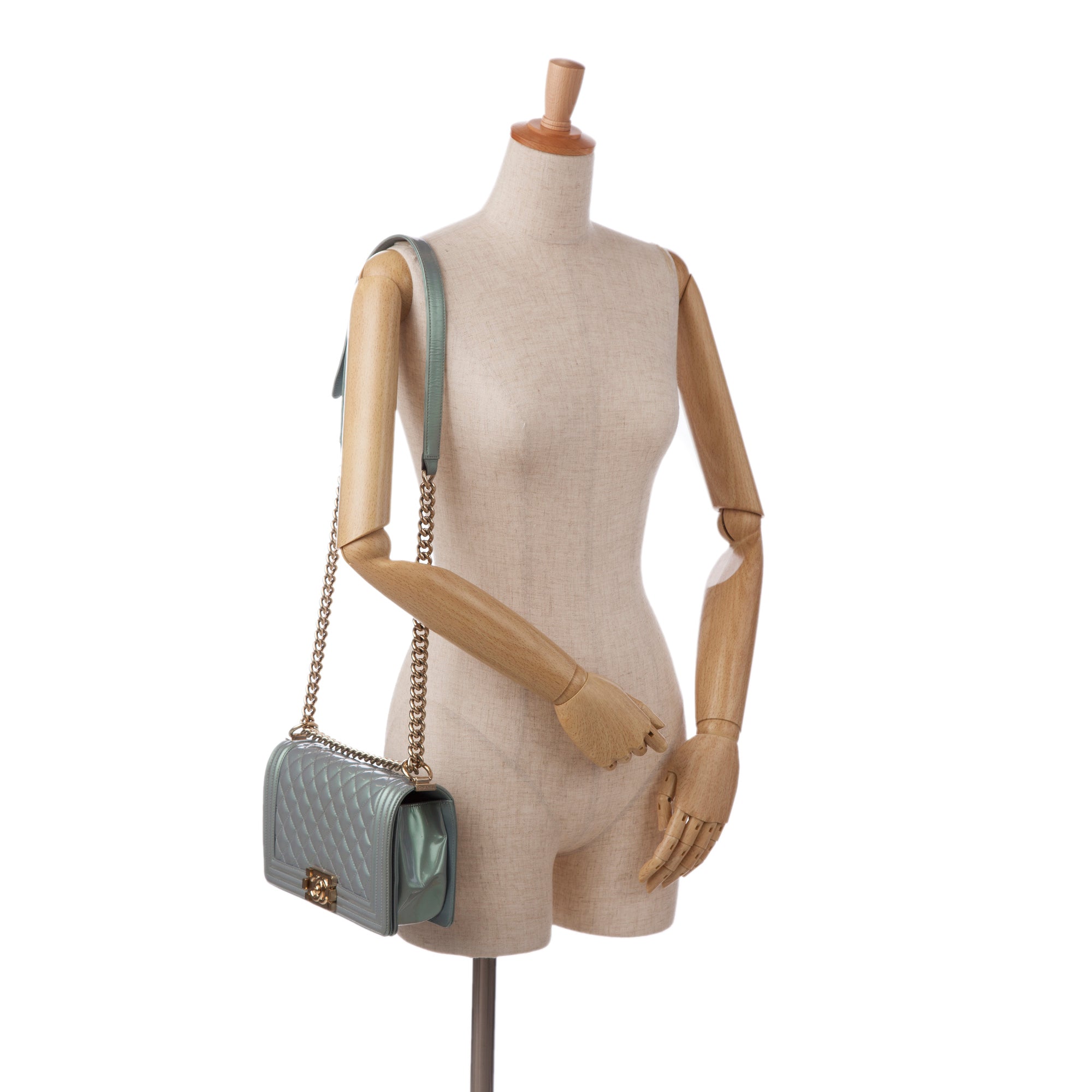 Blue Chanel Medium Iridescent Patent Boy Flap Crossbody Bag – Designer  Revival
