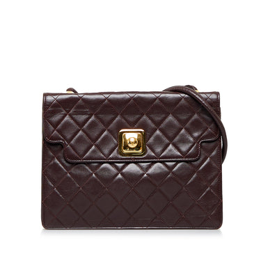 Red Chanel Matelasse Flap Bag - Designer Revival