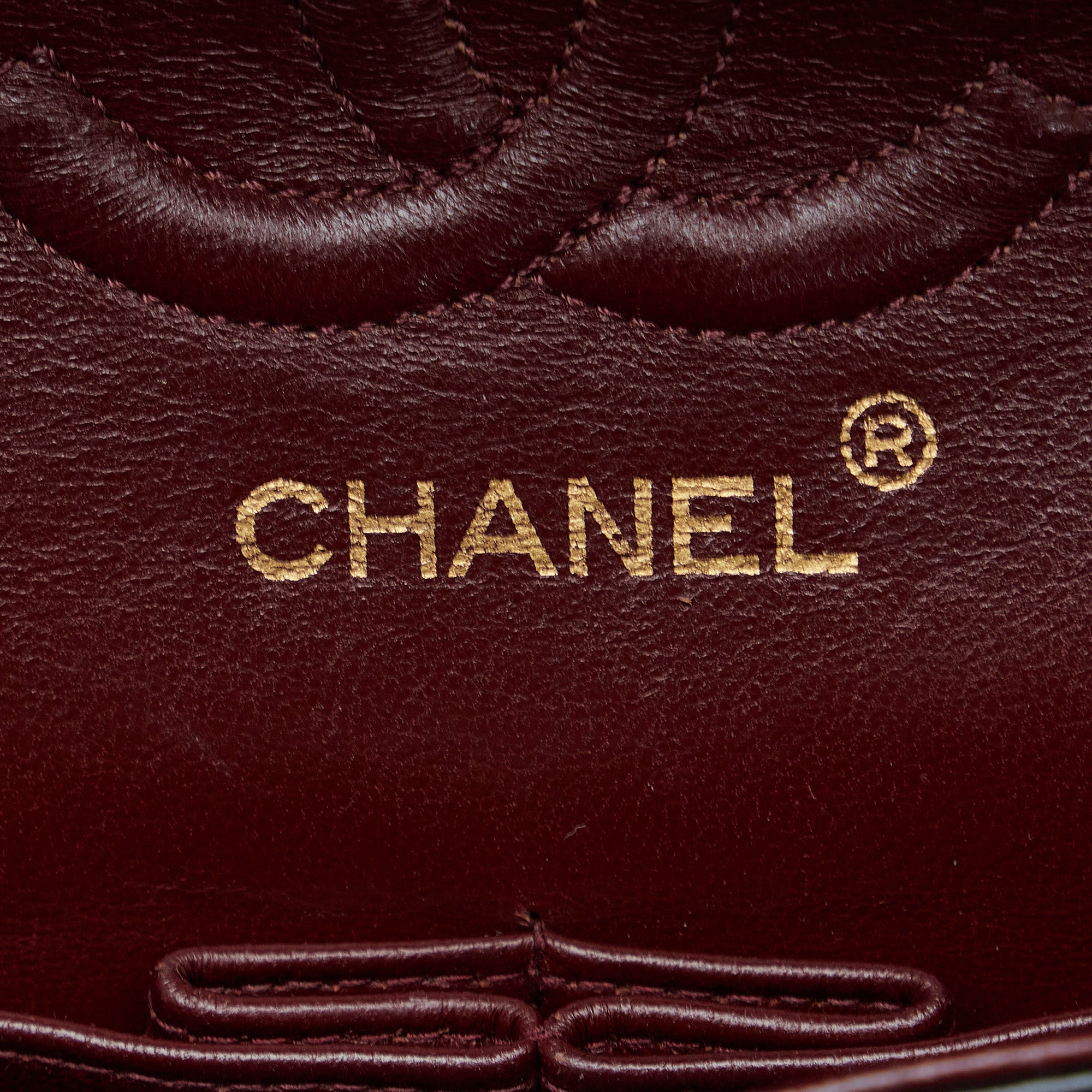 Chanel Pre-Owned 1997 CC stitch denim vanity bag