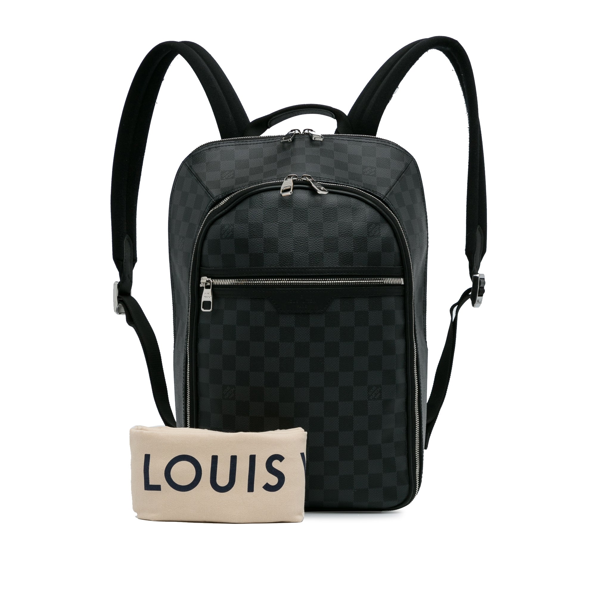 Louis Vuitton  Backpack Damier Graphite Phone Wallet