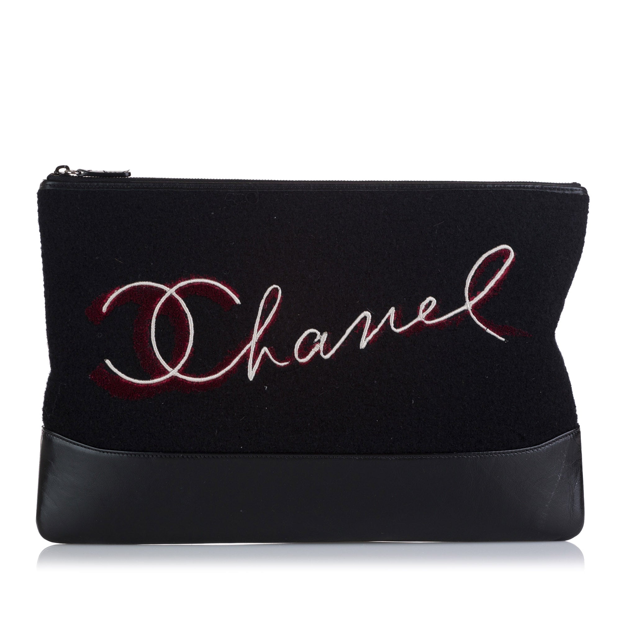 Karl Lagerfeld loves Chanel, Black Chanel Paris Salzburg Clutch Bag