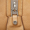 Brown Prada Canapa Logo Vitello Daino Shoulder Bag