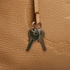 Brown Prada Canapa Logo Vitello Daino Shoulder Bag