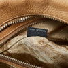 Brown Prada Canapa Logo Vitello Daino Shoulder Bag
