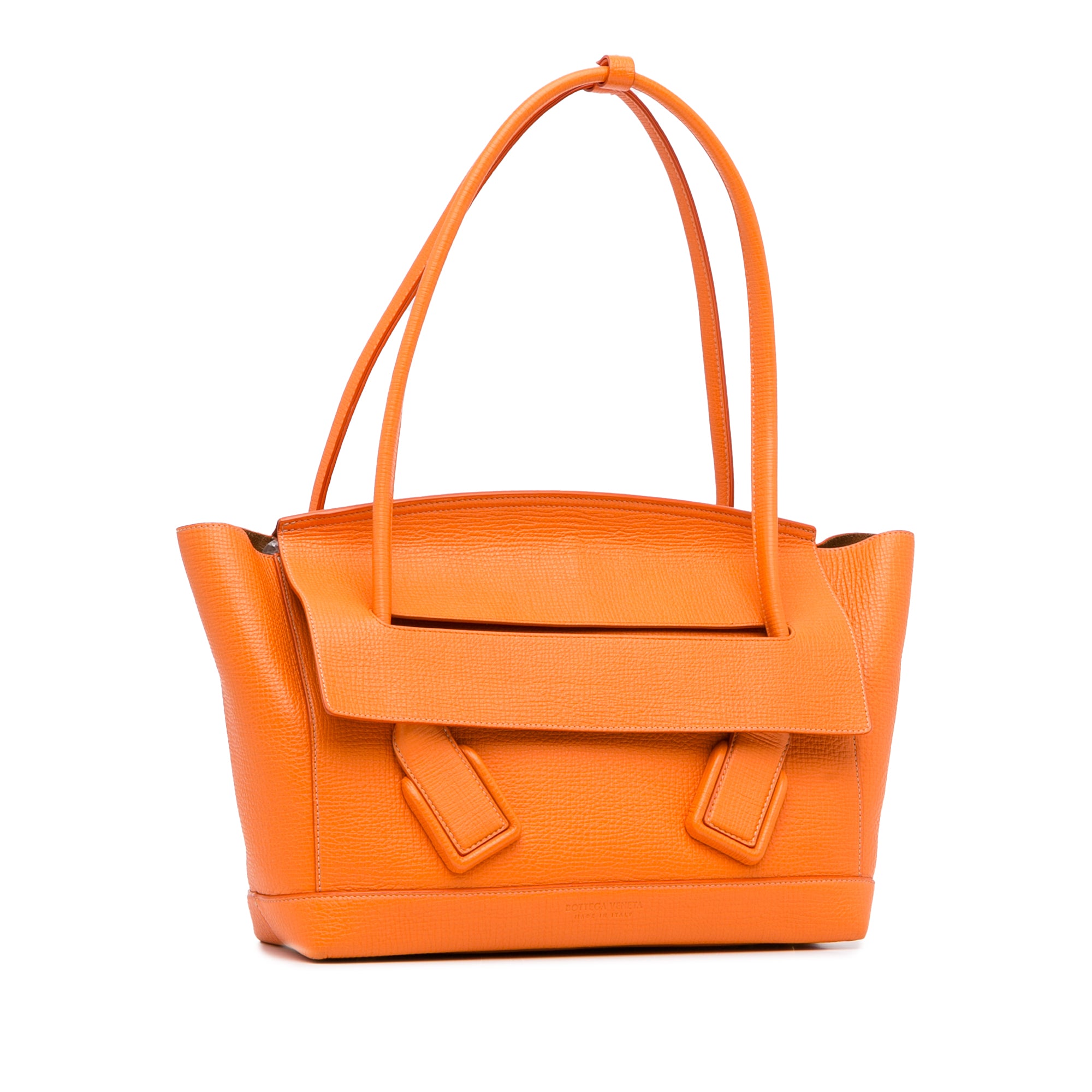 Orange Bottega Veneta Medium Arco Shoulder Bag