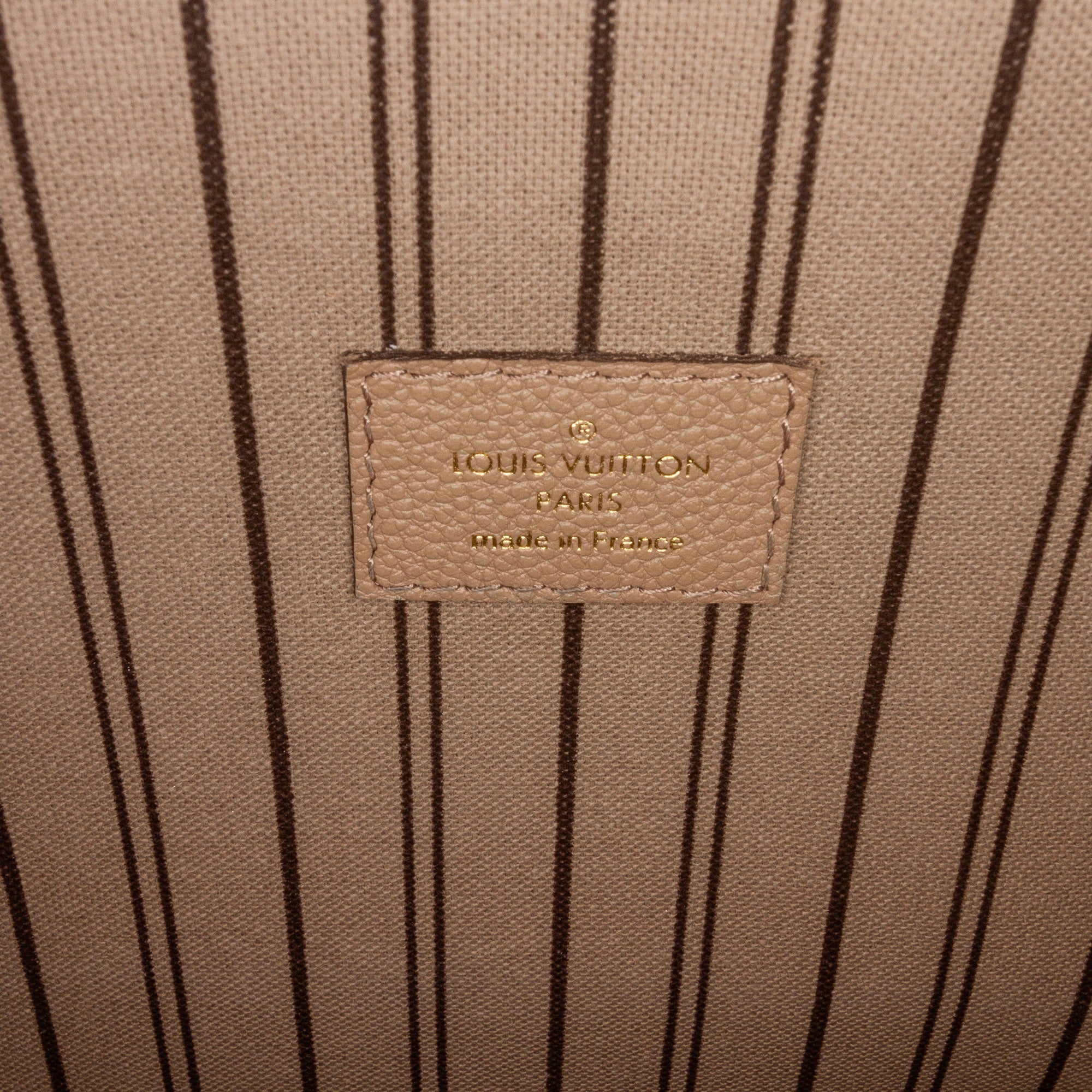 Taupe Louis Vuitton Monogram Empreinte Pochette Metis Satchel