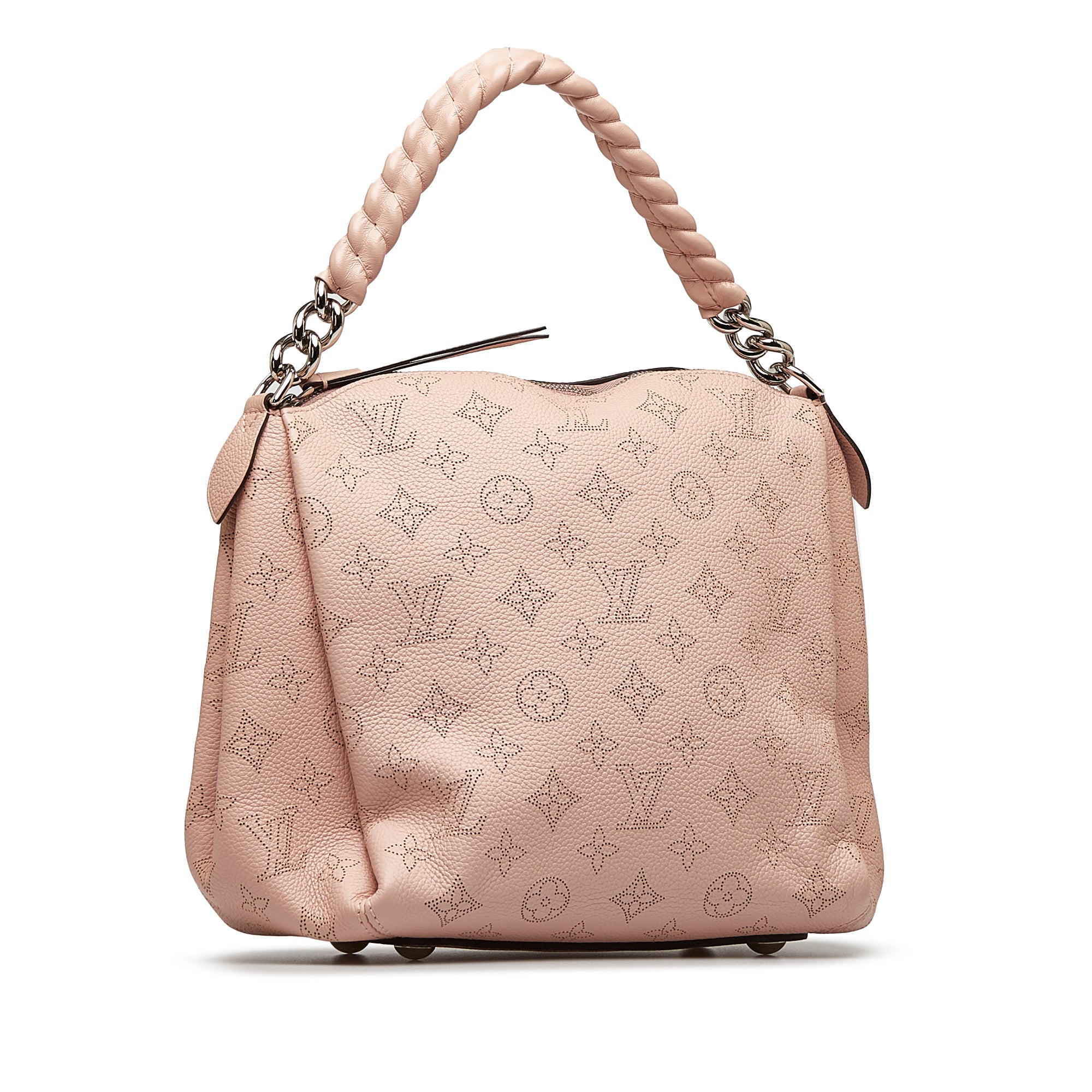 Louis Vuitton Babylone Handbag Mahina Leather BB Pink 1858183