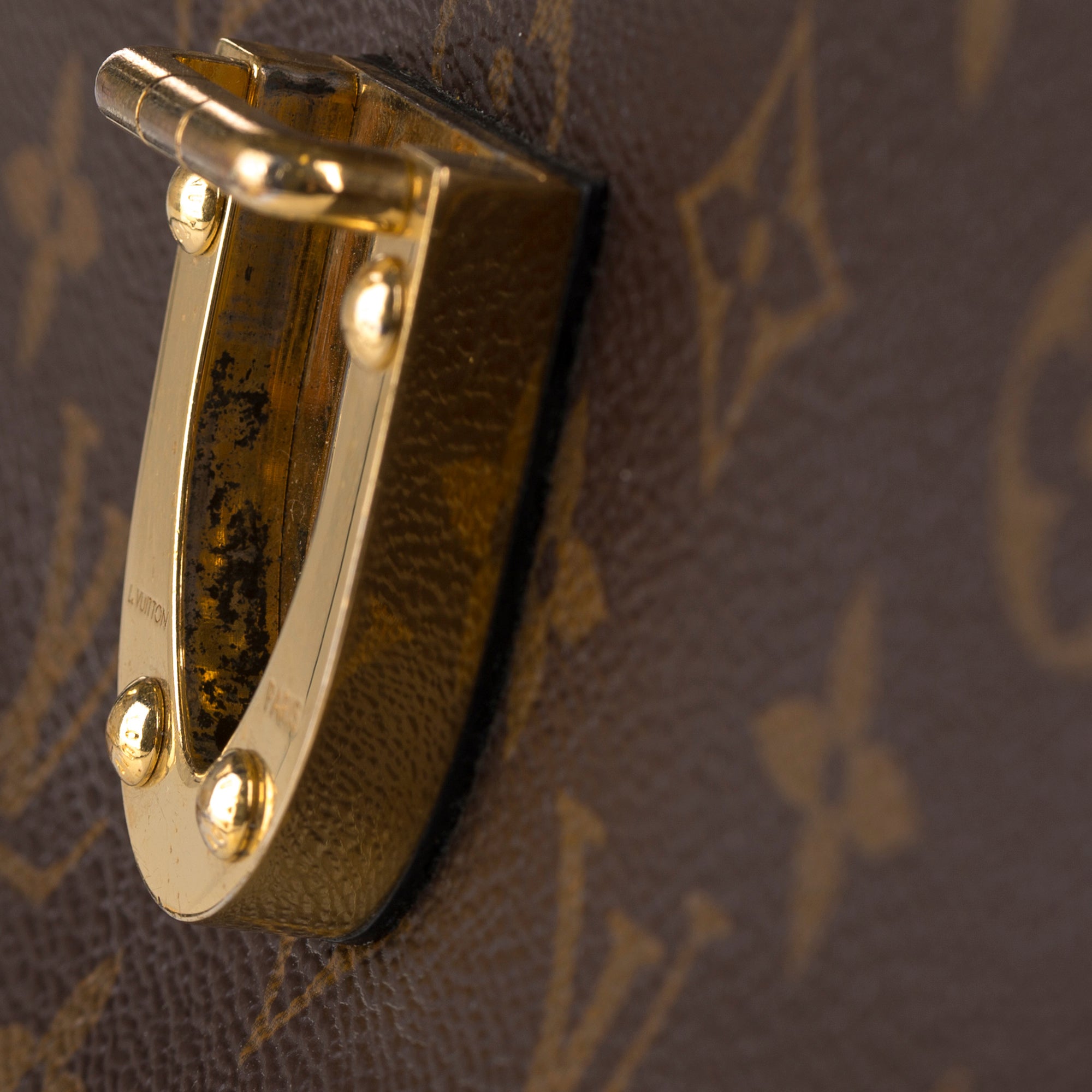 Louis Vuitton One Handle Flap Bag Monogram Canvas and Leather MM Black  833302
