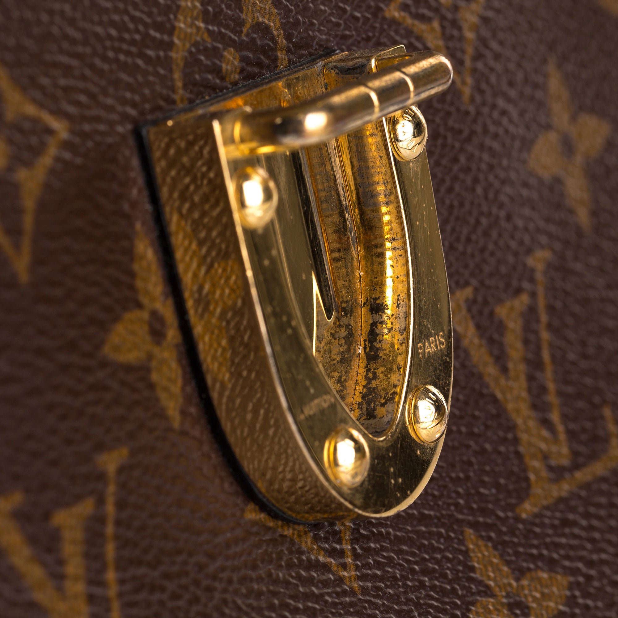 Louis Vuitton Flower Tote Monogram Shoulder Bag Canvas Brown