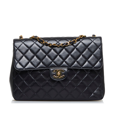 Chanel 90s Gold Lambskin Bucket Bag - Vintage Lux