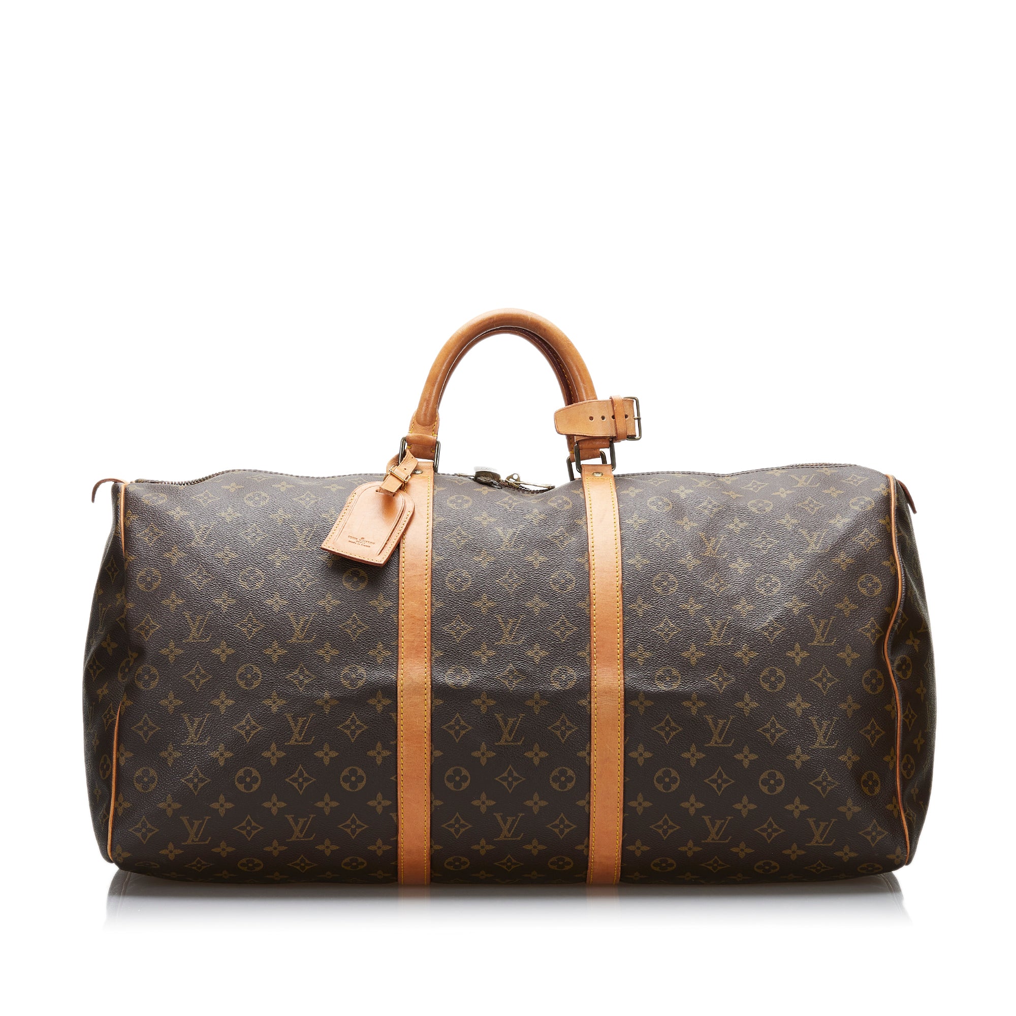 Tilsyneladende besøg komfortabel Brown Louis Vuitton Monogram Keepall 60 Travel Bag | Designer Revival