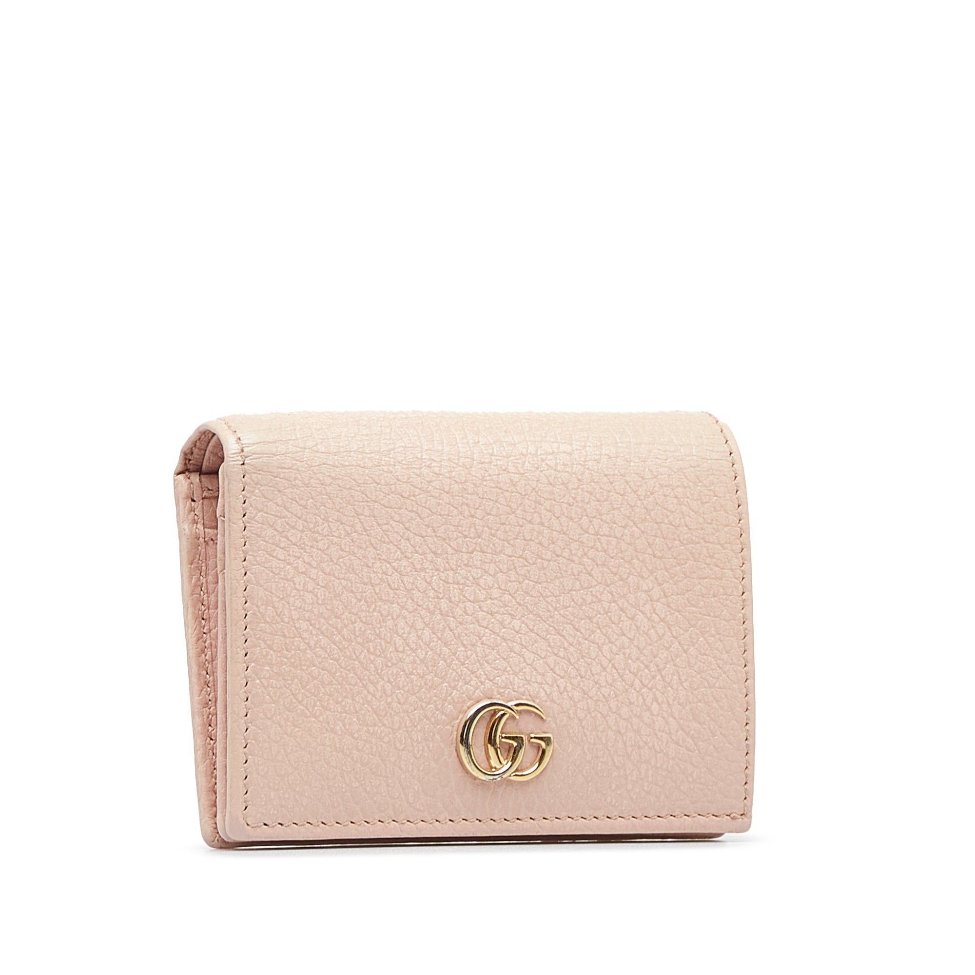 Gucci Pink Matelasse Leather Bifold GG Marmont Wallet Gucci | The Luxury  Closet